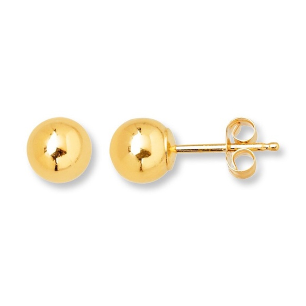 Sphere 18kts Gold Plated Studs
